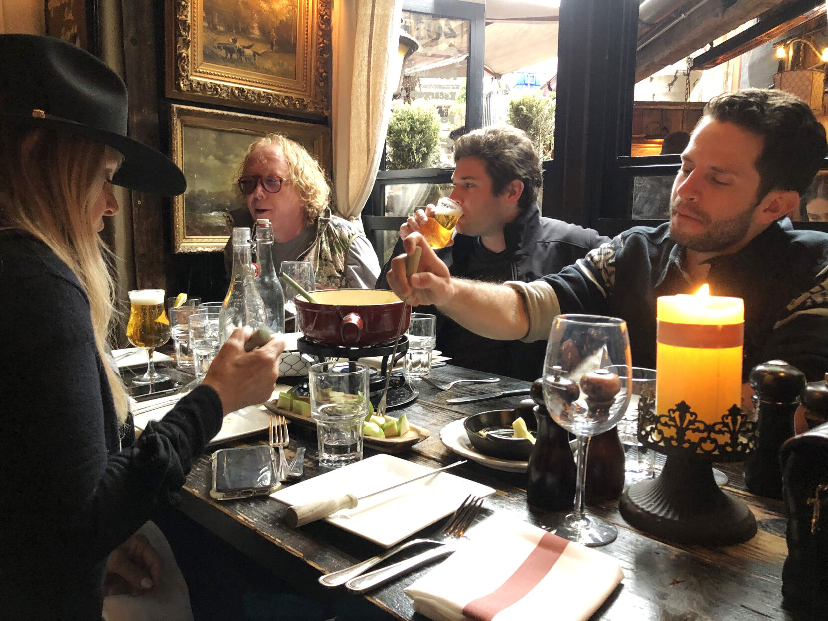 Wining and dining